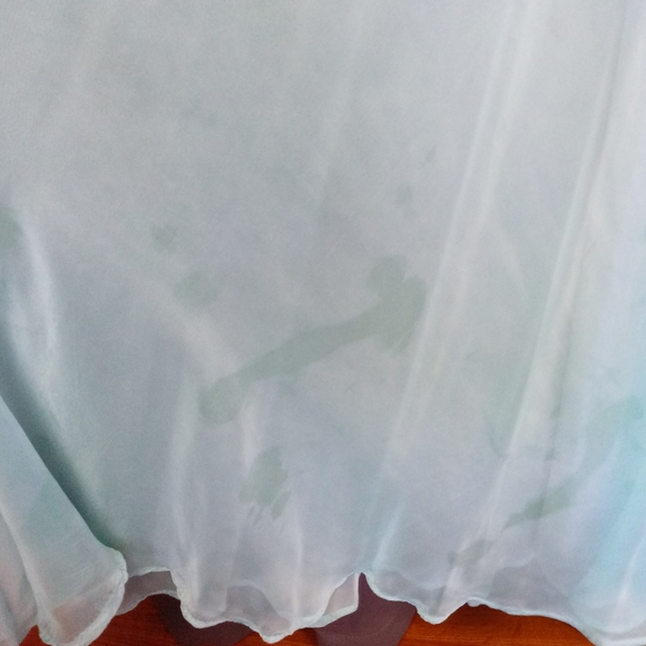 Teal jeweled strapless dress - Picture 5 of 7